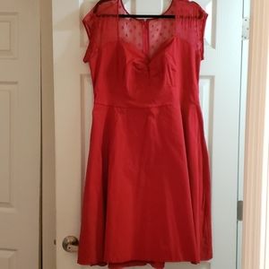 Red Torrid dress size 18